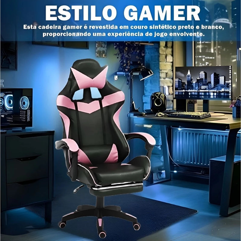 Cadeira ergonômica reclinável Gamer Office